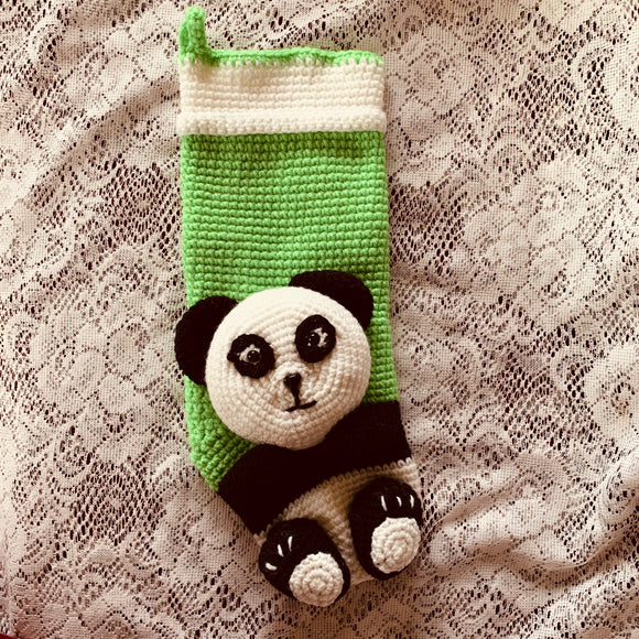 Panda Christmas Stocking